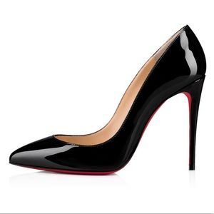 CHRISTIAN LOUBOUTIN Pigalle Follies 100 Patent Leather pumps Black